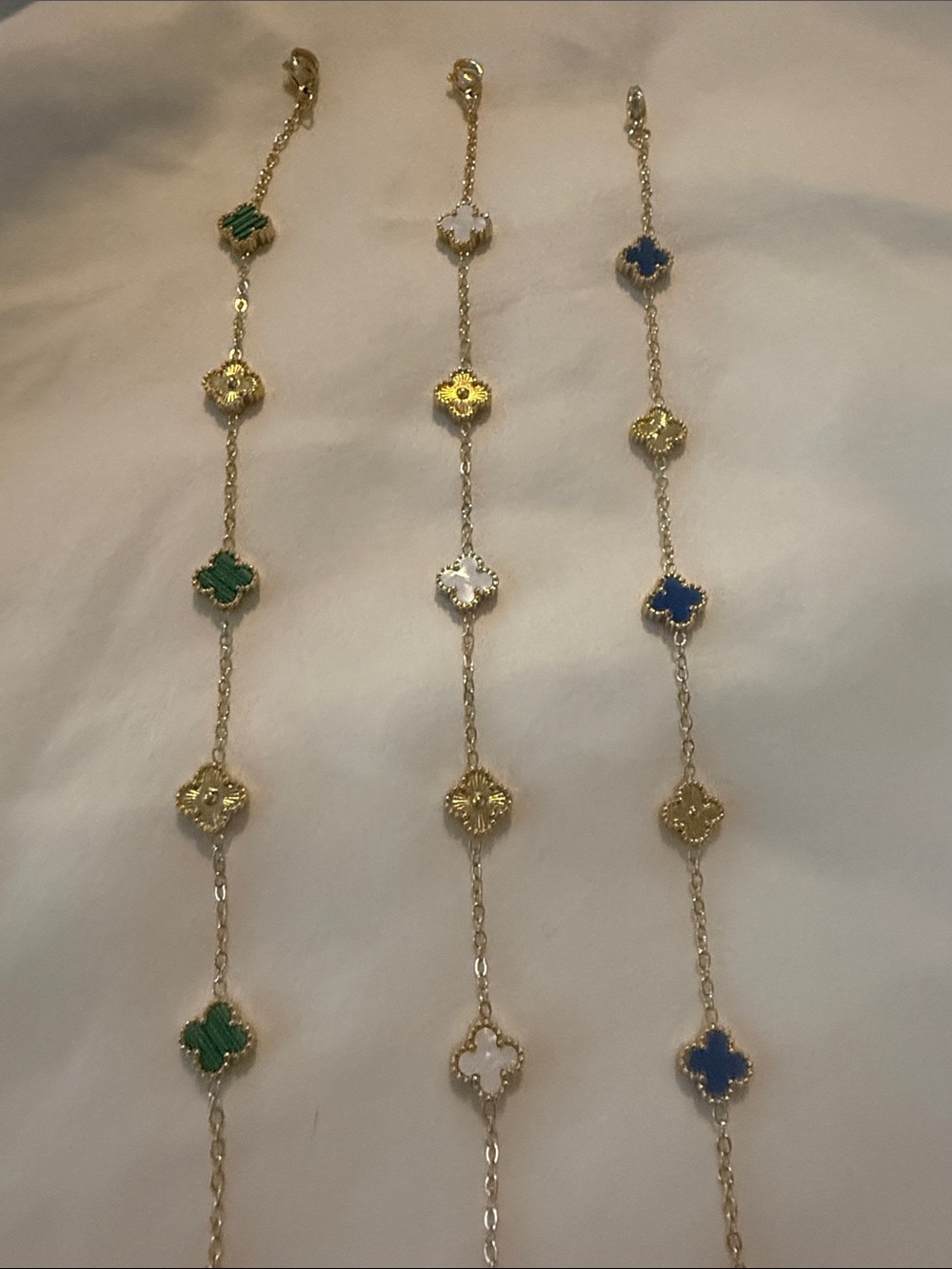 Bundle of 3 Clover Bracelets New